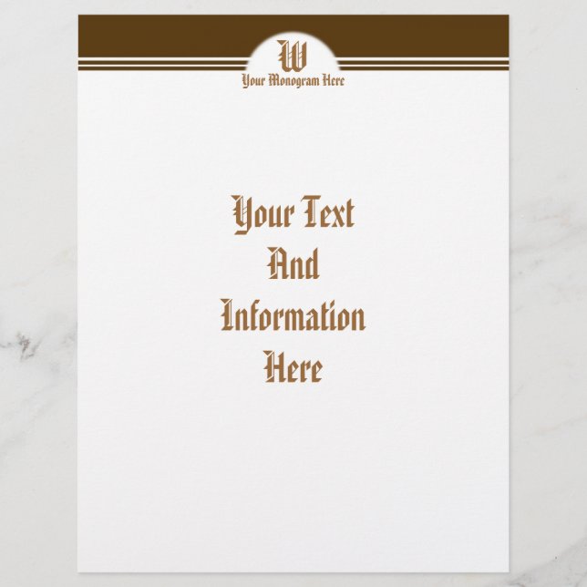 Elegant Letterhead (Vorderseite)