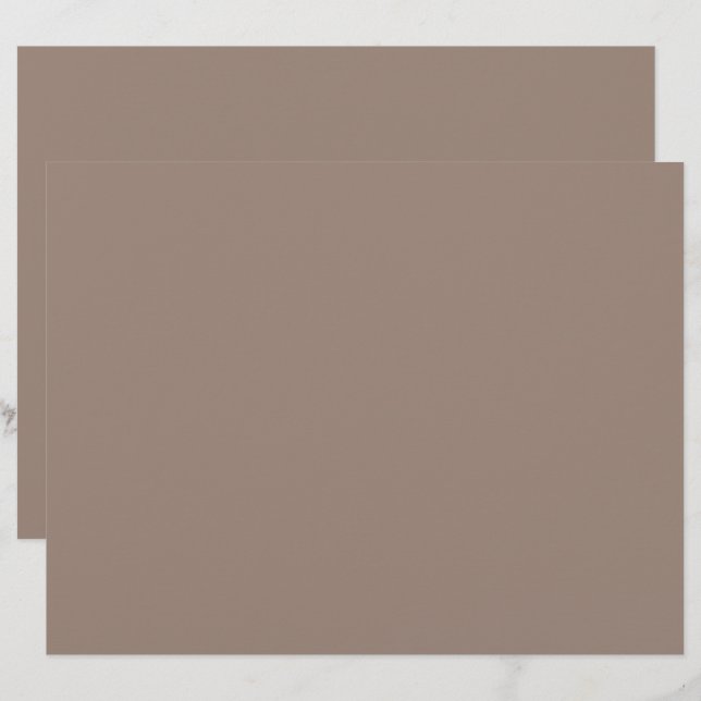 Elegant Letterhead | Benutzerdefiniertes Geschäfts Briefbogen (Vorne/Hinten)
