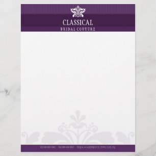 ELEGANT LETTERHEAD: Klasse geblüht 12 Briefkopf