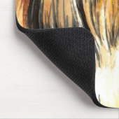 Elegant Lhasa Apso Mousepad (Ecke)