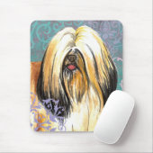 Elegant Lhasa Apso Mousepad (Mit Mouse)