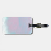 Elegant Libra Zodiac Sign Mother of Pearl Style Gepäckanhänger (Rückseite horizontal)