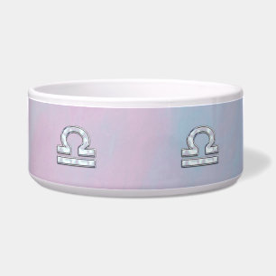 Elegant Libra Zodiac Sign Mother of Pearl Style Napf