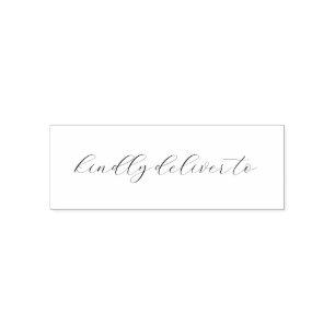 Elegant liebevoll zum Hochzeitsumschlag geliefert Permastempel