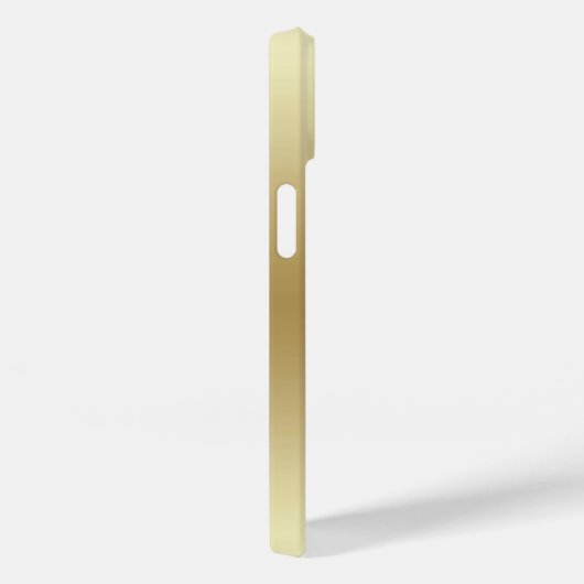 Elegant Light Gold Aquamarin iPhone 14 / iPad Gehä Case-Mate iPhone Hülle (Rückseite / Rechts)