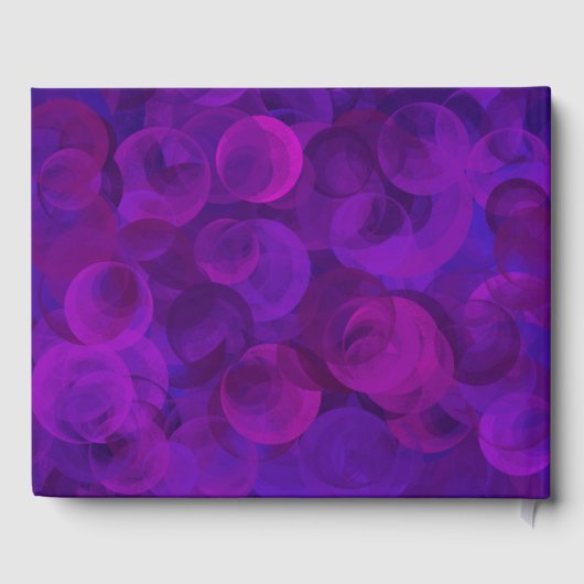 Elegant Lila 65 & Rentenerwerb Gästebuch (Rückseite)