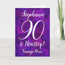 Elegant Lila 90 und Nonstop individuell angepasst