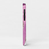 Elegant Lila Agate Case-Mate iPhone Hülle (Hinten/Links)
