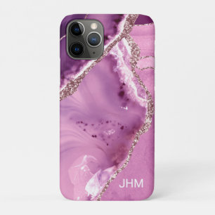 Elegant Lila Agate Case-Mate iPhone Hülle