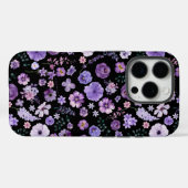 Elegant Lila Blooms iPhone 16Pro Fall Case-Mate iPhone Hülle (Rückseite (Horizontal))