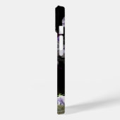 Elegant Lila floral iPhone Case (Rückseite / Links)