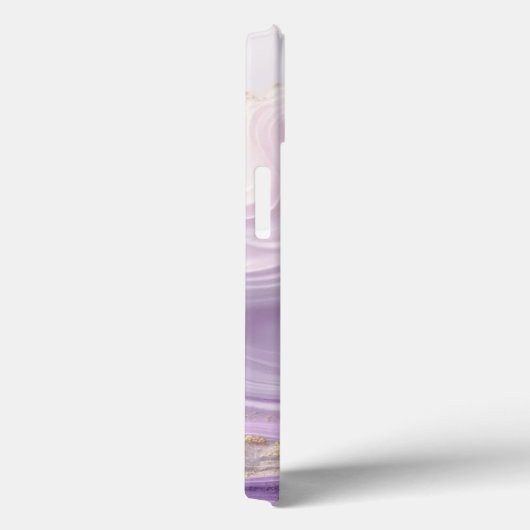 Elegant Lila & Gold Waves iPhone 13 Fall - Traum Case-Mate iPhone Hülle (Rückseite / Rechts)
