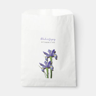 Elegant Lila Iris Wedding Geschenktütchen