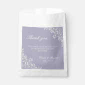 Elegant Lila Lavender Wedding Vielen Dank Geschenktütchen (Vorderseite)