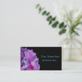 Elegant lila Magenta Blume Hydrangea Visitenkarte (Stehend Vorderseite)