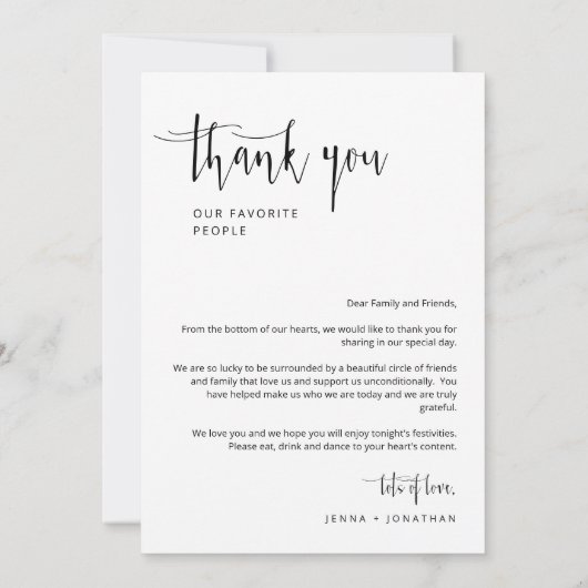 Elegant Lila Modern Essen Sie Abendmenü (Rückseite)