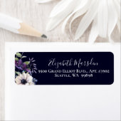 Elegant Lila Navy Blue Floral Dark (Insitu)