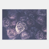 Elegant Lila niederländische Flora Geschenkpapier Set (Vorderseite 3)