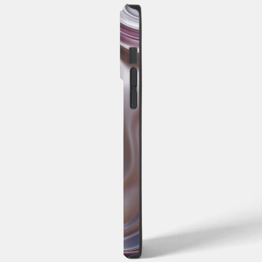 Elegant Lila Silver Metallic iPhone/iPad Gehäuse Case-Mate iPhone Hülle (Rückseite / Links)