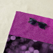 Elegant Lila Strandtuch (Beispiel)