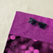 Elegant Lila Strandtuch (Beispiel)