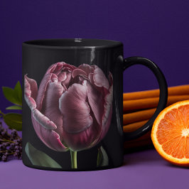 "Elegant Lila Tulip" Tasse 15 oder 18 oz