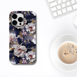Elegant Lila und Cream Orchid Floral Case-Mate iPhone 14 Pro Max Hülle