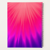 Elegant Lila und rosa Abstrakt Planer (Rückseite)