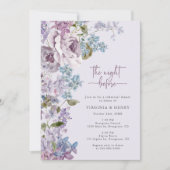 Elegant Lilac Abends vor Probe Einladung (Vorderseite)