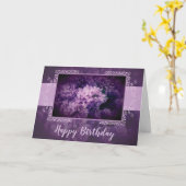 Elegant Lilac Blume Karte (Gelbe Blume)