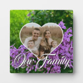 Elegant Lilac Fotovorlage Fotoplatte (Vorderseite)