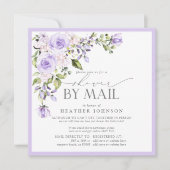 Elegant Lilac Lavender Brautparty by Mail Einladung (Vorderseite)