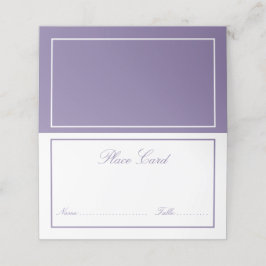 Elegant Lilac Lavender Classic Script Wedding Platzkarte