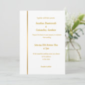 ELEGANT LILAC MARBLE GOLD WEDING INVITATION EINLADUNG (Stehend Vorderseite)