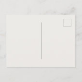 Elegant lilly vintage Congratulations Postkarte (Rückseite)