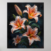 Elegant Lily Flower Art – Premium Prints & Unique  Poster (Vorne)