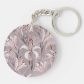 Elegant Lily Wedding Schlüsselanhänger - Stilvolle (Rückseite)