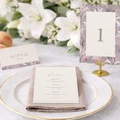 Elegant Lily Wedding Table Numbers 1–30  Einladung