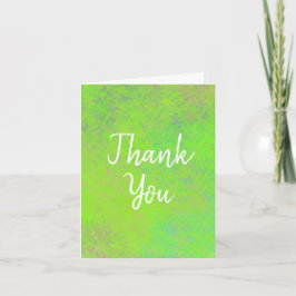 Elegant Lime Green Marbling Vielen Dank Karte