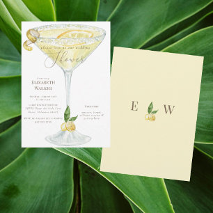 Elegant Limoncello Polterabend Einladung