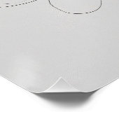 Elegant Line Art Female Portrait Poster – Soft Pea (Ecke)