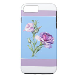 Elegant Lisianthus Blue iPhone 8/7 Plus Case