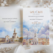Elegant Lissabon Save the Date Hochzeitkarte Portu Einladung