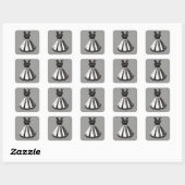 Elegant Little Black Dress Sticker (Blatt)