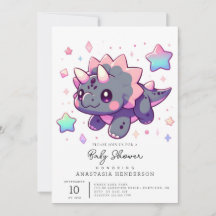 Elegant Little Dinosaur Babydusche
