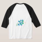 Elegant Long Leaf Line Art | Minimal Botanical  T-Shirt (AblageHinten)