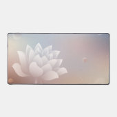 Elegant Lotus Bloom Desk Mat Schreibtischunterlage (Vorderseite)