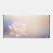 Elegant Lotus Bloom Desk Mat Schreibtischunterlage (Vorderseite)