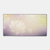 Elegant Lotus Bloom Desk Mat Schreibtischunterlage (Vorderseite)