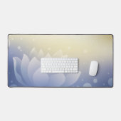 Elegant Lotus Bloom Desk Mat Schreibtischunterlage (Tastatur & Maus)
